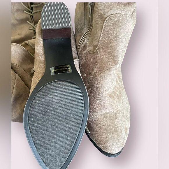 Qupid Thigh High Suede Boots - Picture 10 of 10